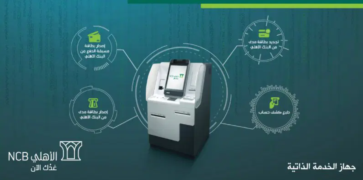 تسديد مستحقات البطاقة الائتمانية الأهلي