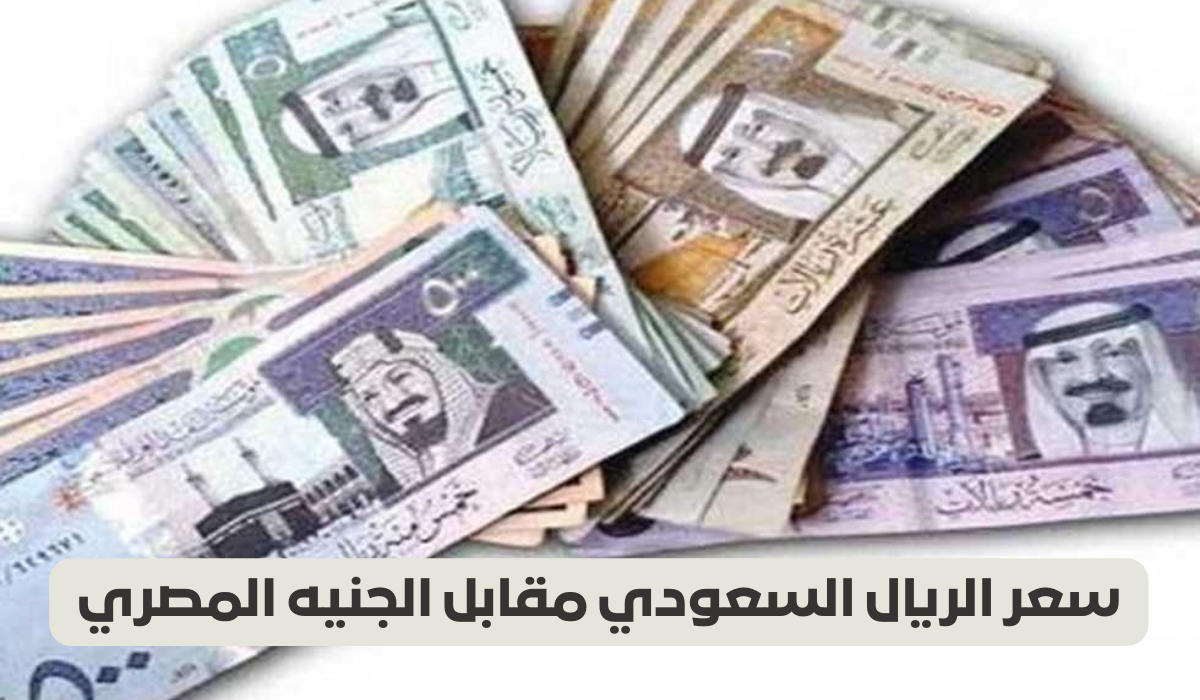 إليك سعر الريال السعودي مقابل الجنيه المصري 