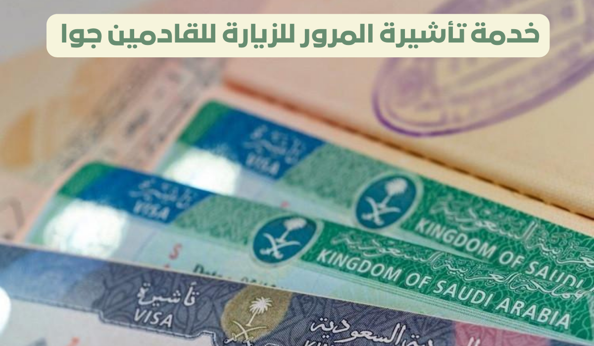 خدمة تأشيرة المرور للزيارة للقادمين جوا 