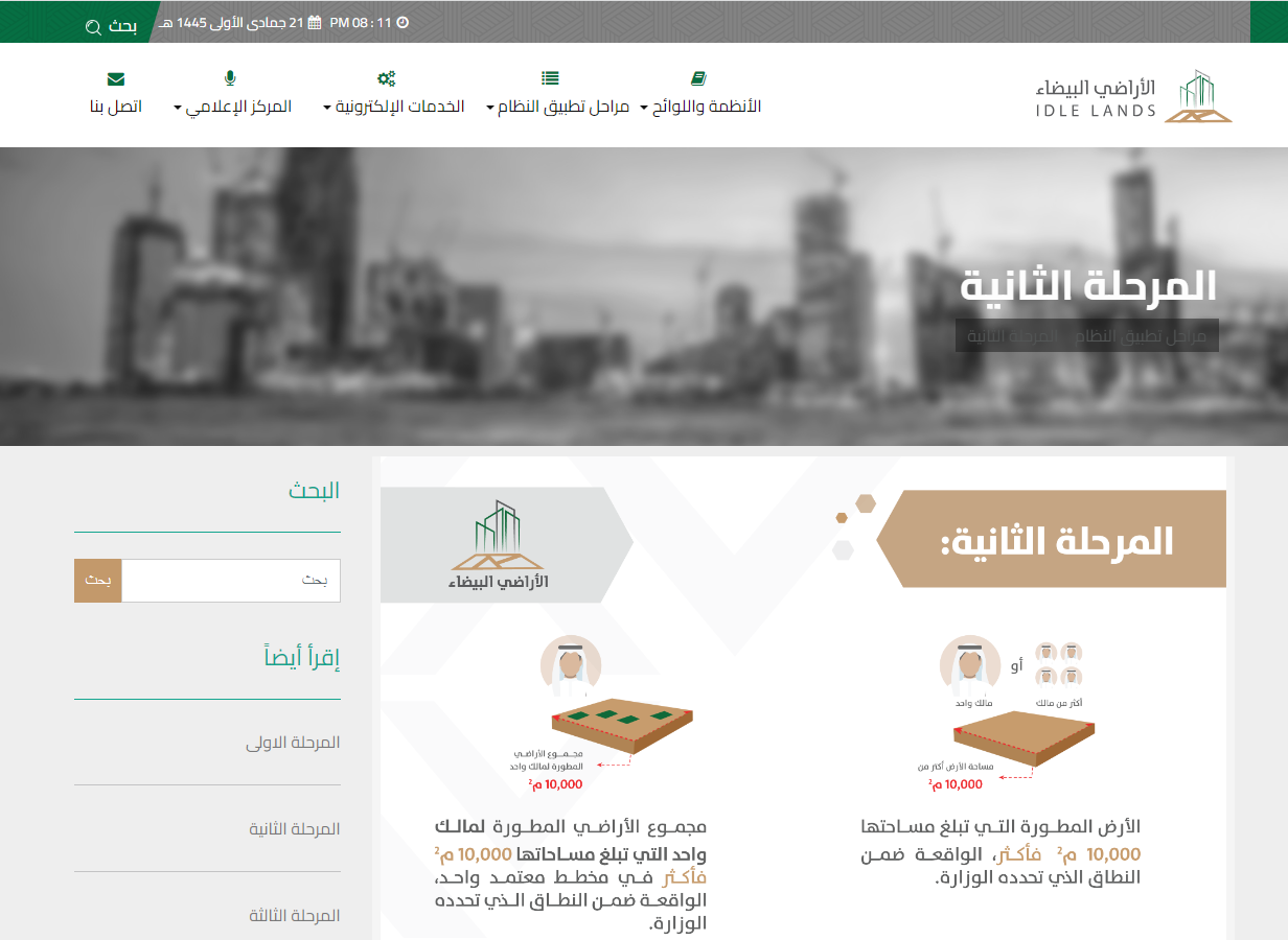 رسوم الأراضي البيضاء