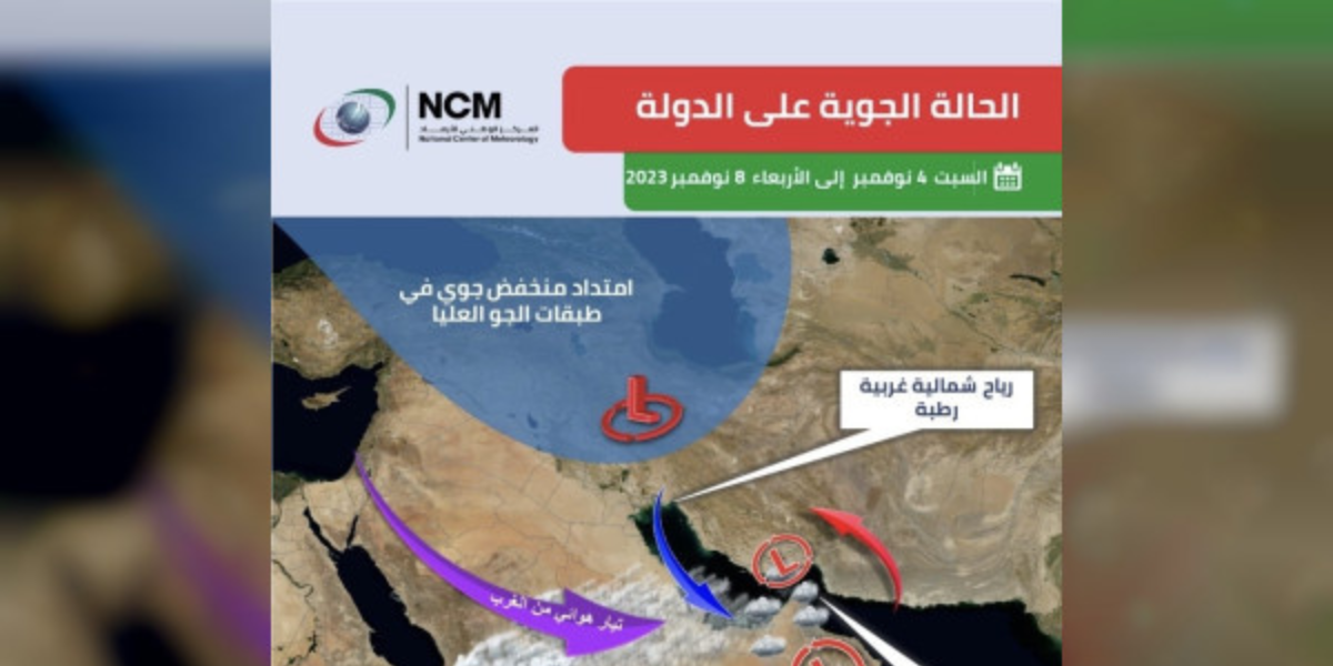 منخفض جوي في الإمارات