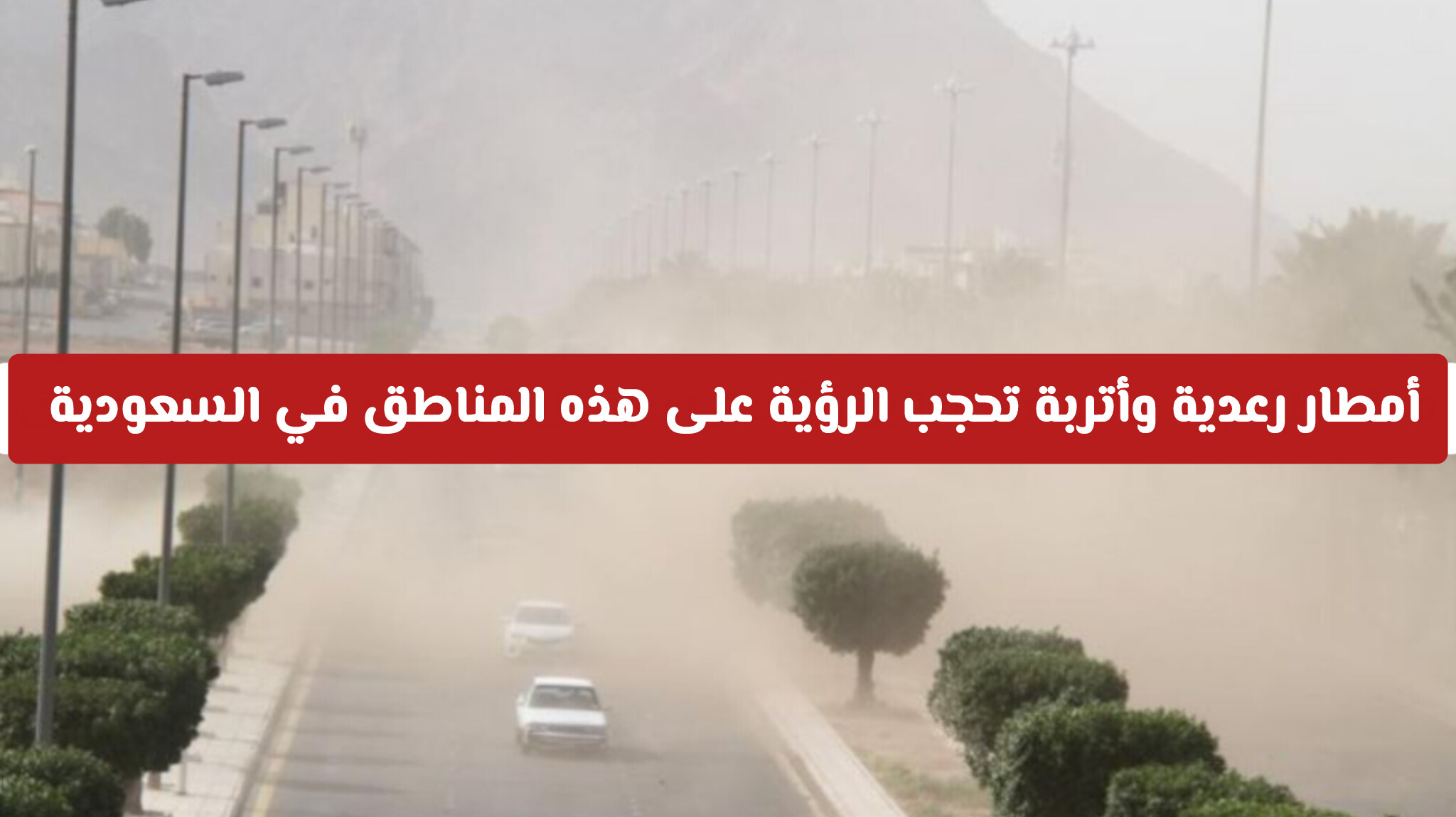 حالة الطقس في السعودية اليوم: أمطار رعدية وأتربة تحجب الرؤية على هذه المناطق