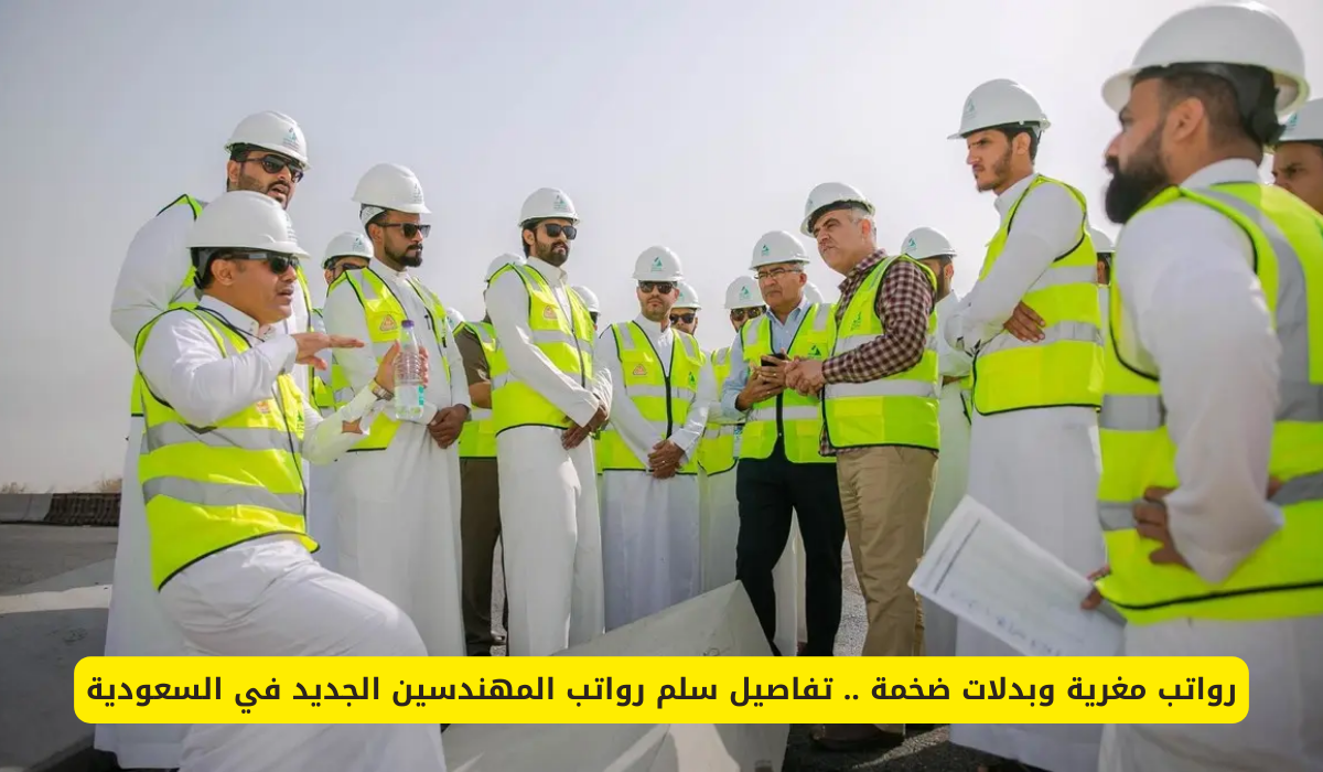 سلم رواتب المهندسين الجديد