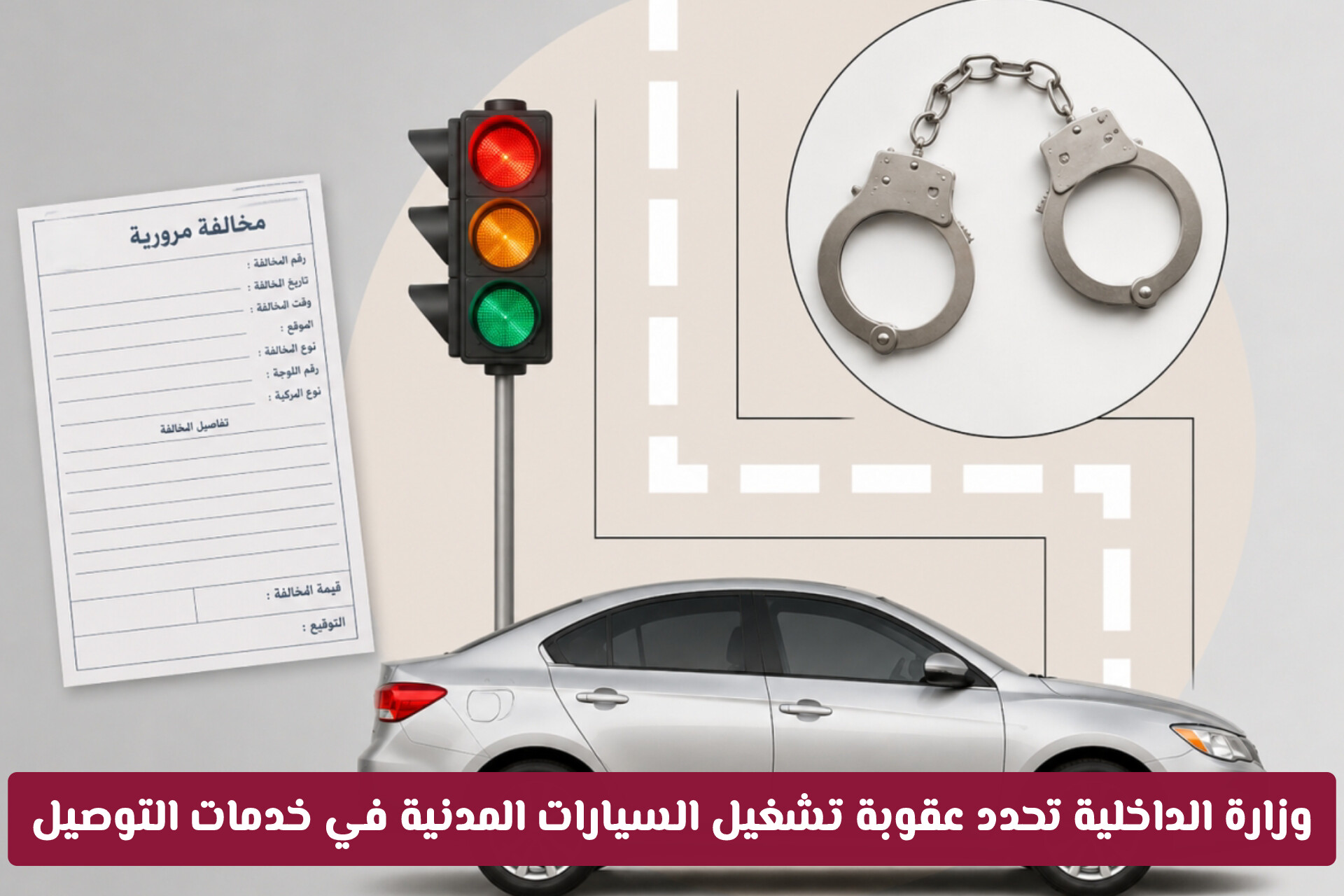رسمياً.. وزارة الداخلية القطرية تحدد عقوبة تشغيل السيارات المدنية في خدمات التوصيل