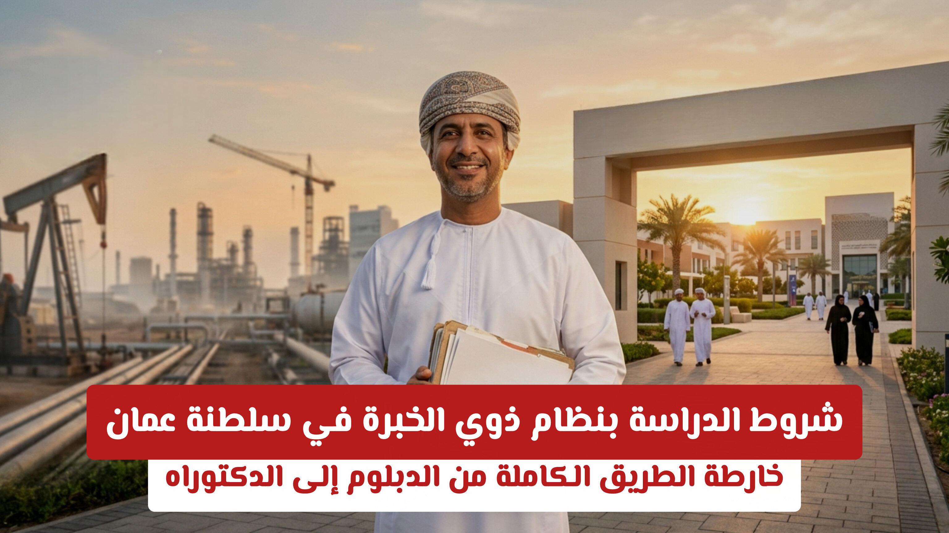شروط الدراسة بنظام ذوي الخبرة في سلطنة عمان: خارطة الطريق الكاملة من الدبلوم إلى الدكتوراه