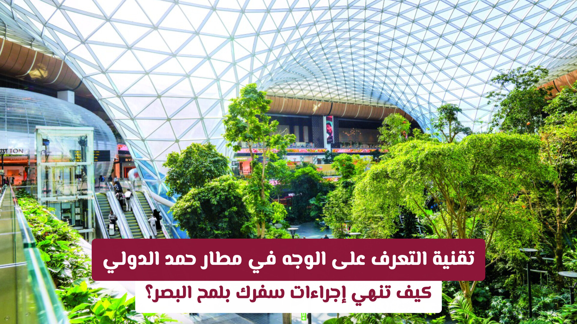 تقنية التعرف على الوجه في مطار حمد الدولي: كيف تنهي إجراءات سفرك بلمح البصر؟