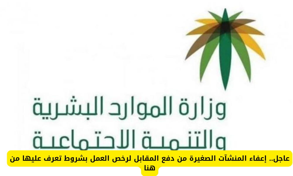 اعفاء المنشآت الصغيرة من الدفع