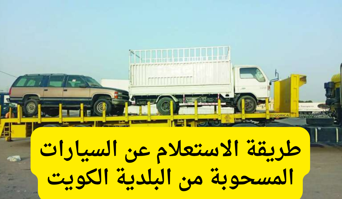 الاستعلام عن السيارات المسحوبة