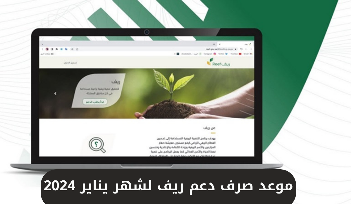 موعد صرف دعم ريف لشهر يناير 2024 