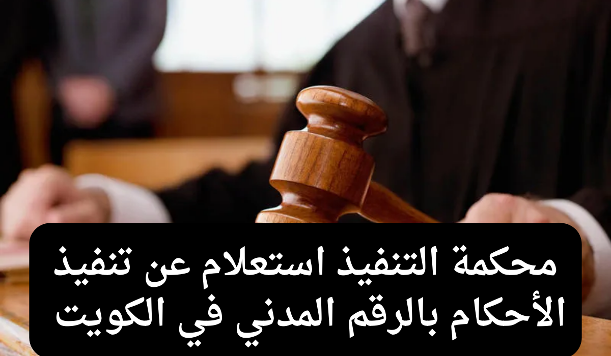 محكمة التنفيذ استعلام 