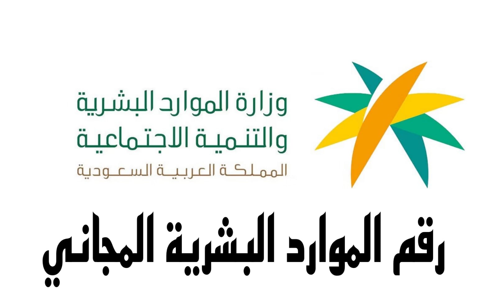 رقم الموارد البشرية المجاني