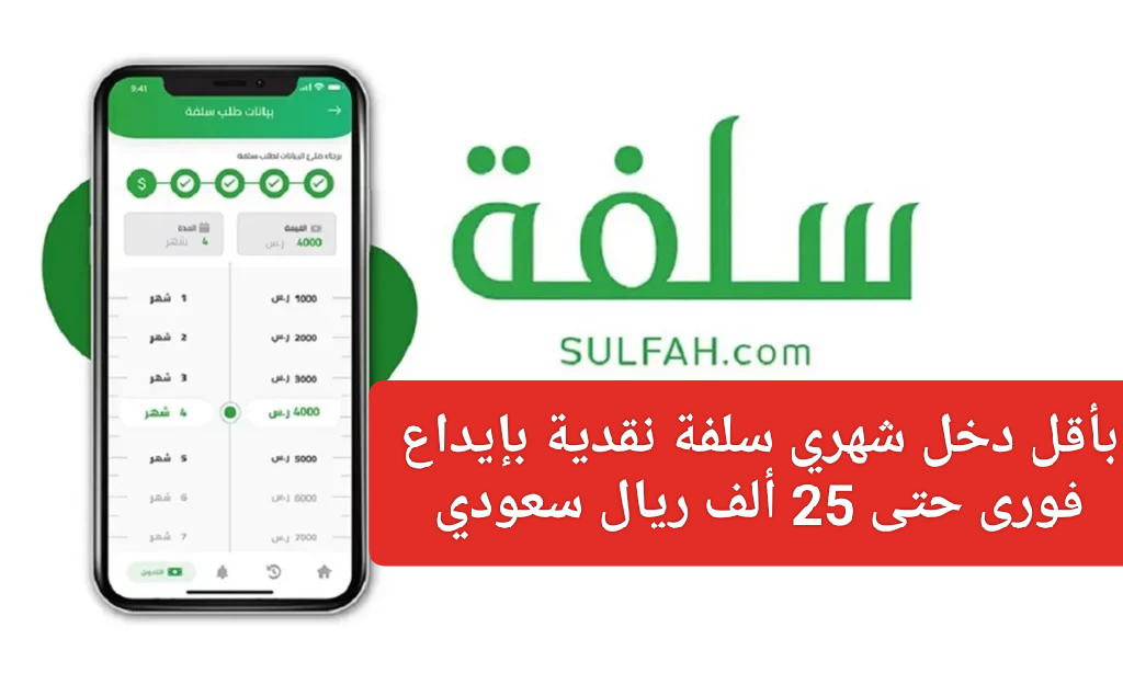 برنامج التمويل الشخصي من منصة سلفة