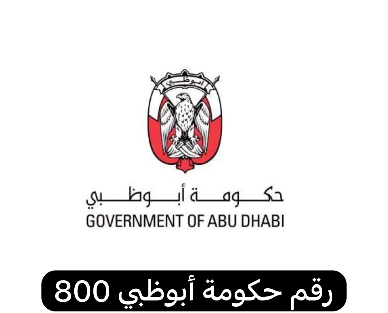 رقم حكومة أبوظبي 800 