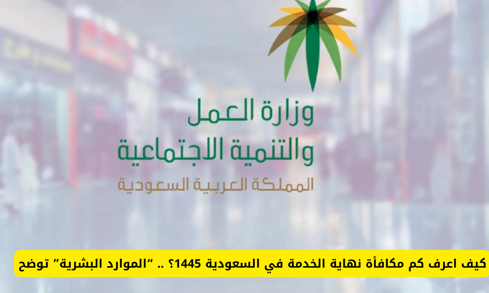 مكافأة نهاية الخدمة