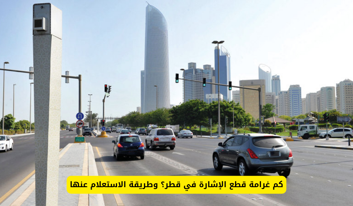 كم غرامة قطع الإشارة في قطر