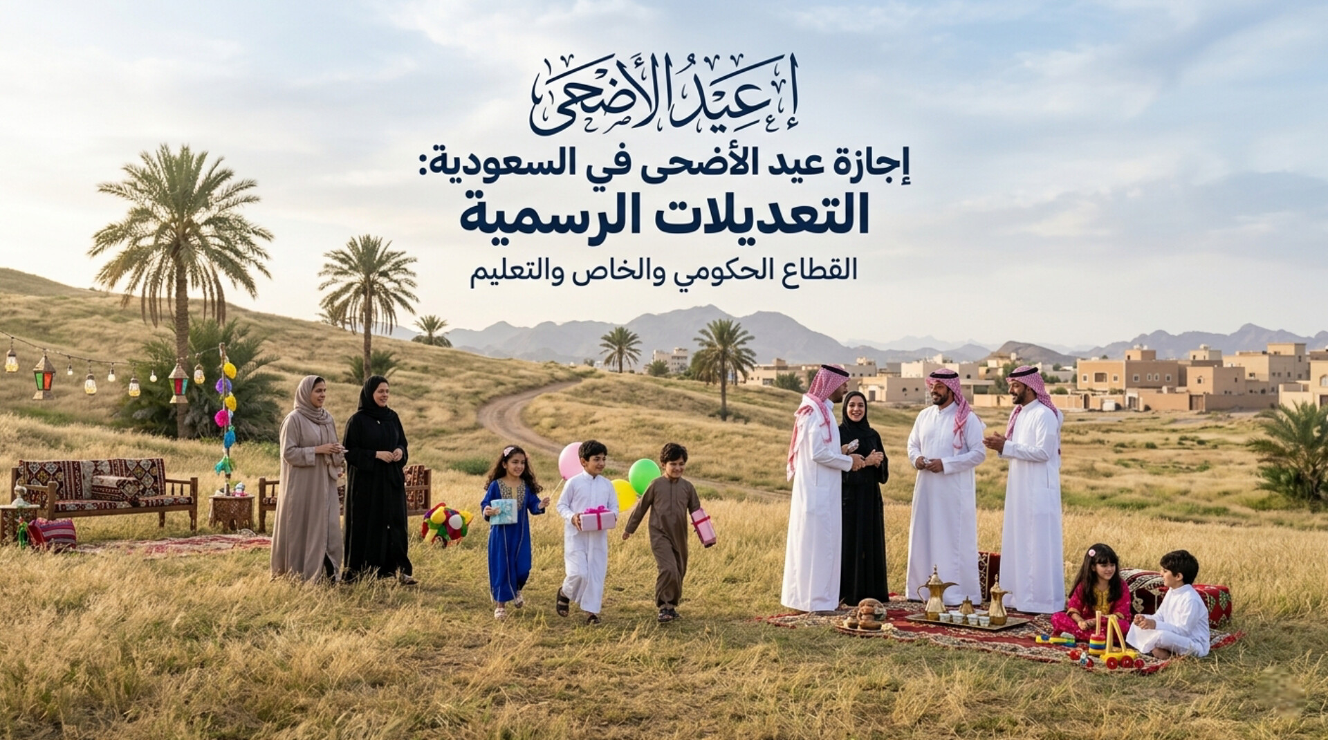 موعد إجازة عيد الأضحى في السعودية للقطاعين العام والخاص والطلاب