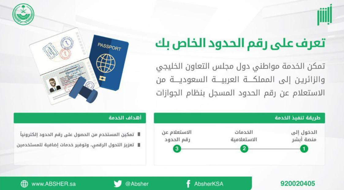 رقم الحدود لمواليد السعودية