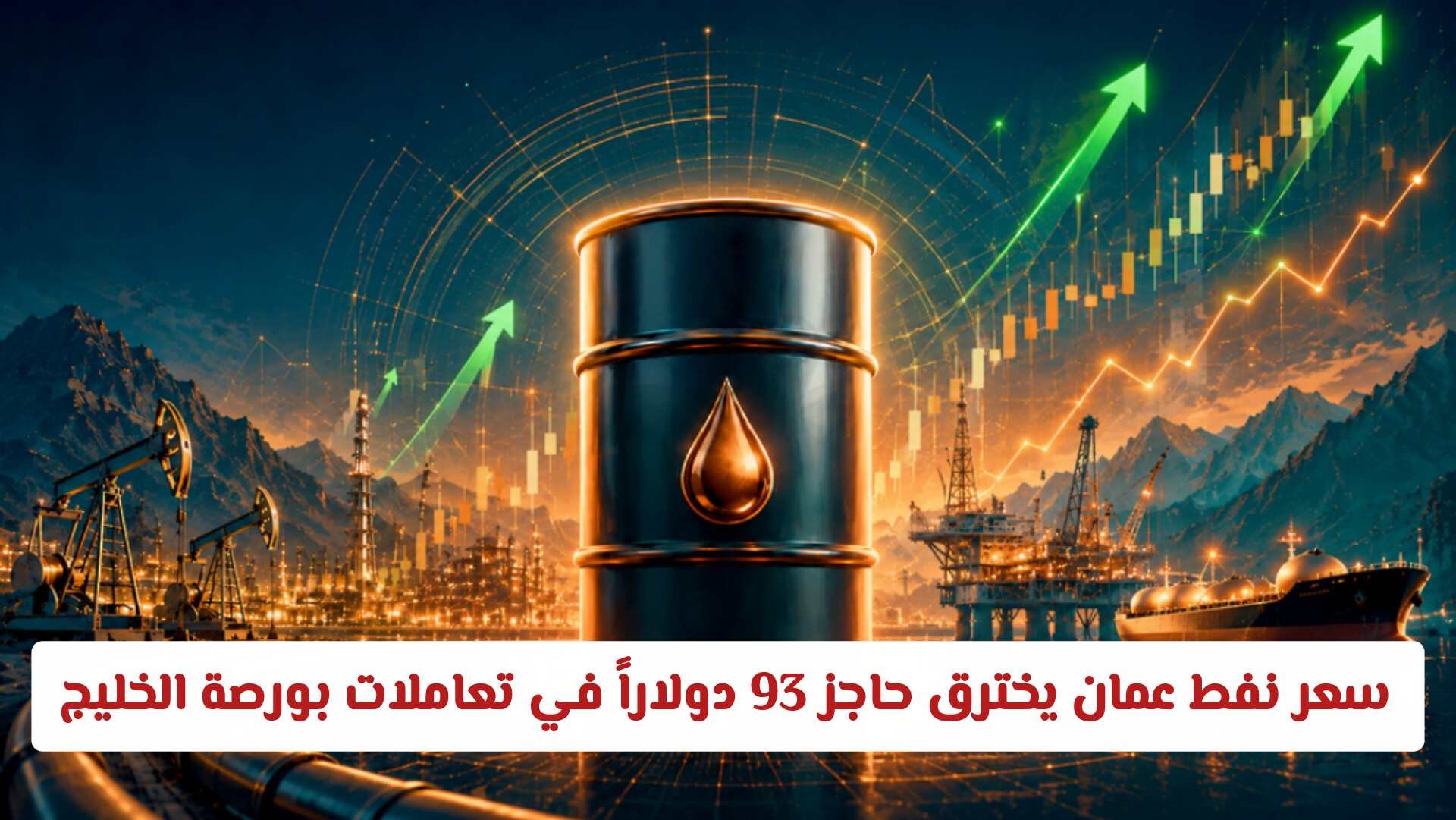 مكاسب قوية لشحنات أكتوبر: سعر نفط عمان يصعد بأكثر من 3 دولارات للبرميل بيوم واحد؛