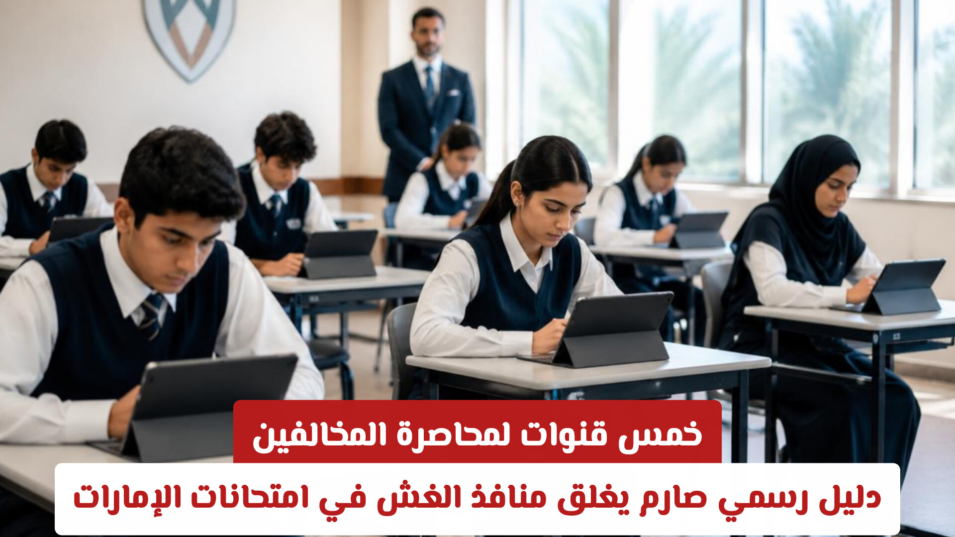 خمس قنوات لمحاصرة المخالفين.. دليل رسمي صارم يغلق منافذ الغش في امتحانات الإمارات