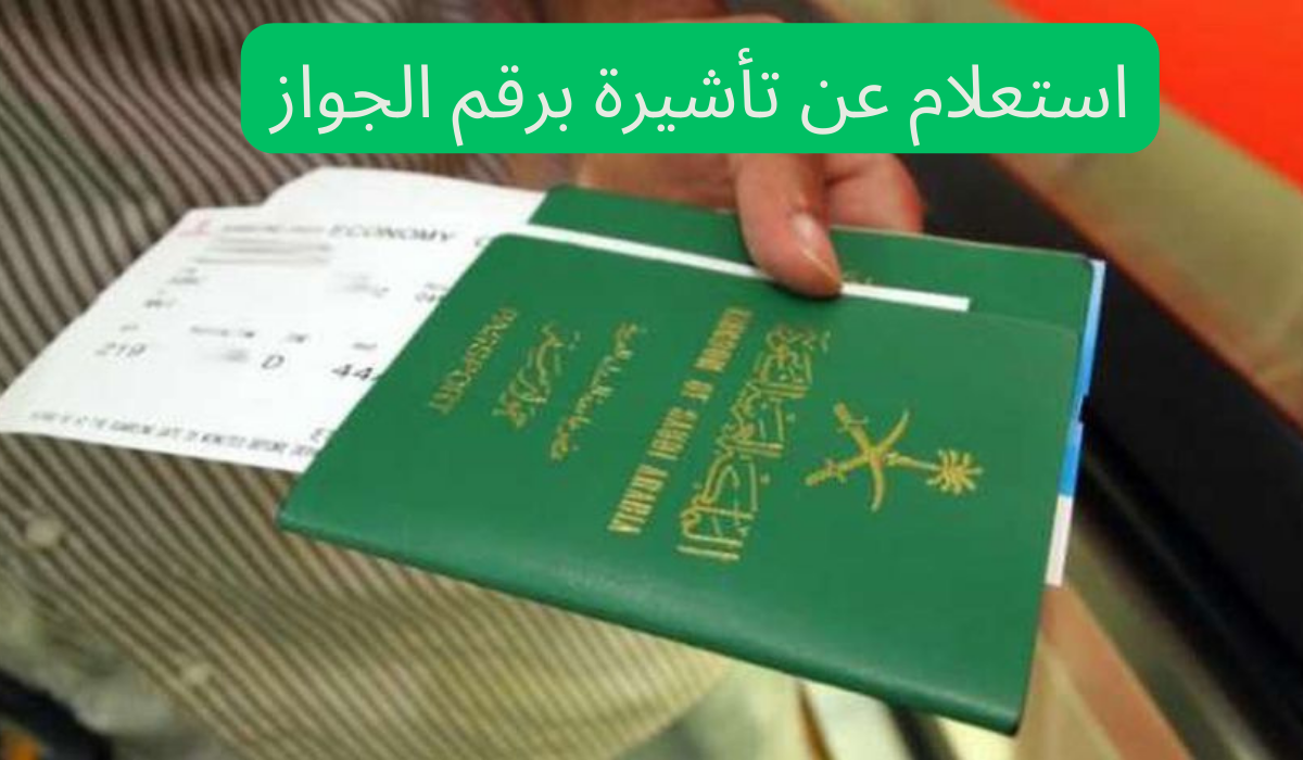 الاستعلام عن تأشيرة برقم الجواز