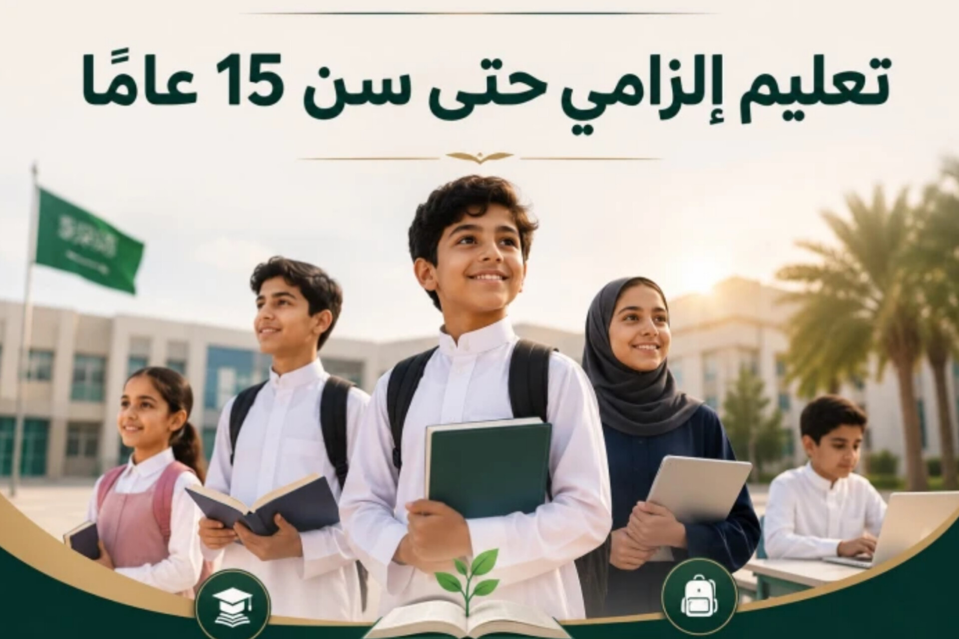 بمرسوم ملكي.. السعودية تقر نظام التعليم العام الجديد وتلزم بالدراسة حتى سن الـ 15