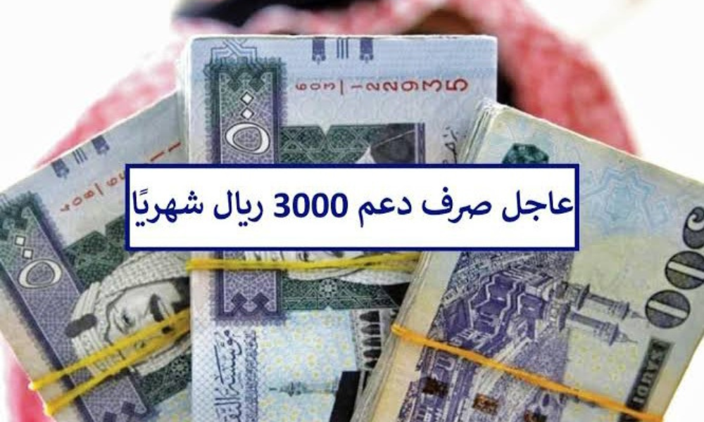 صرف دعم العمل الحر 3000 ريال 