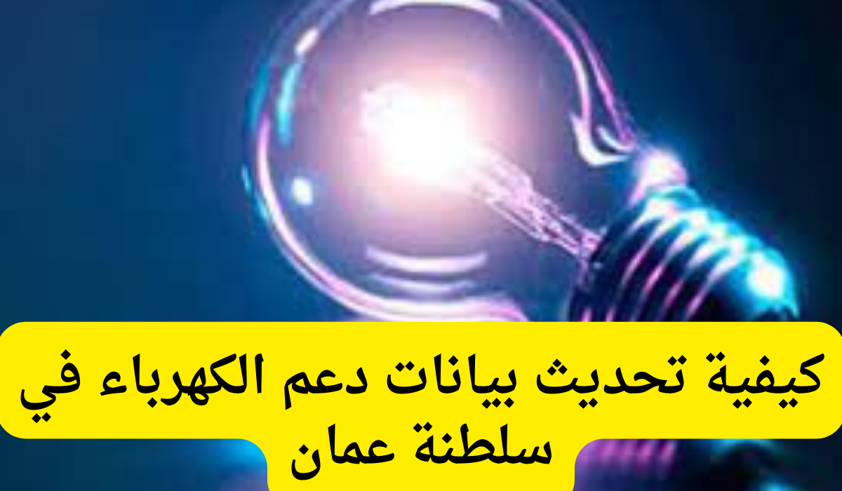 تحديث بيانات دعم الكهرباء