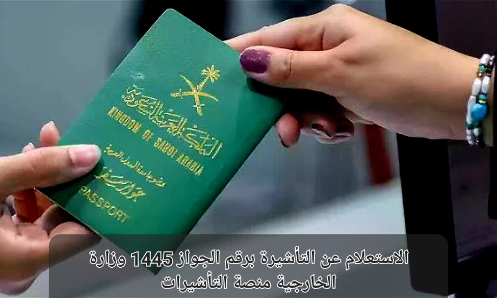 الاستعلام عن التأشيرة برقم الجواز 