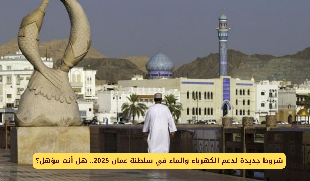 دعم الكهرباء والماء