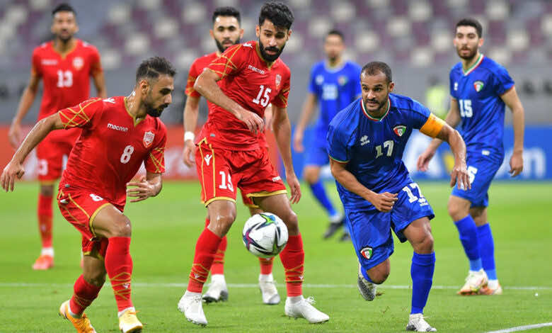 ما هو موعد مباراة البحرين والكويت؟