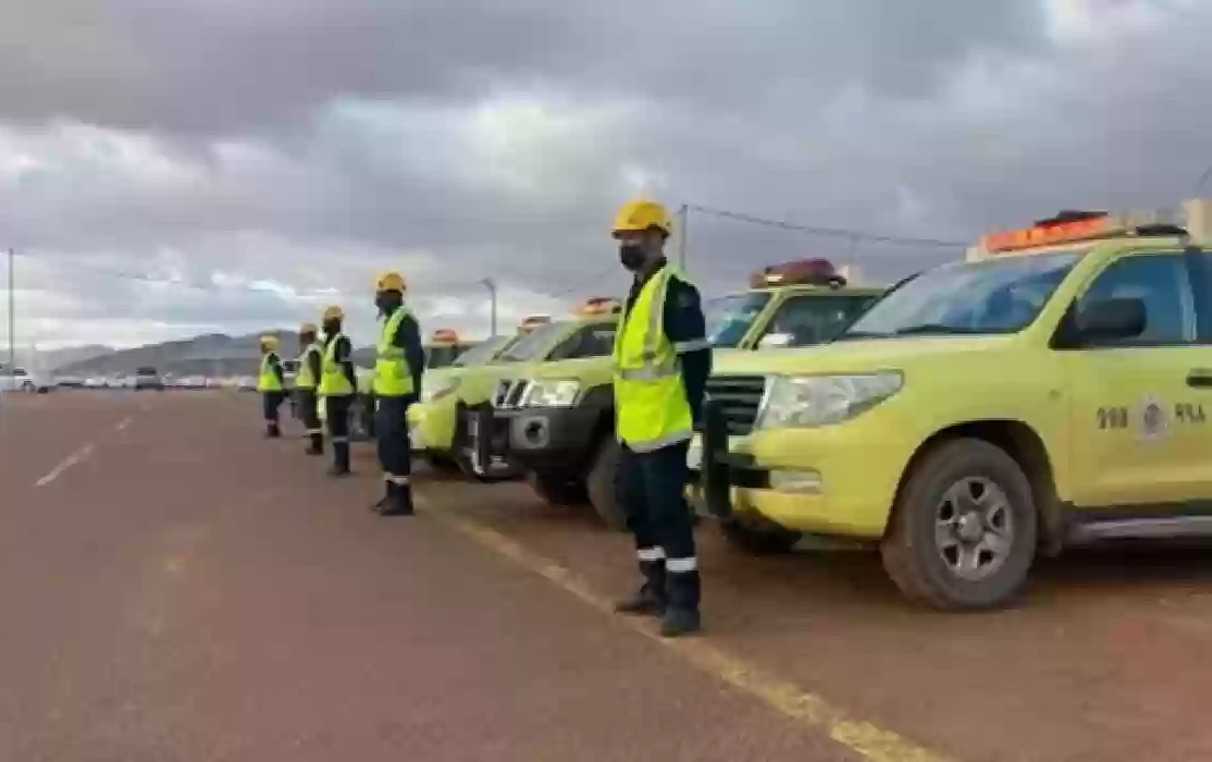 تساقط الأمطار من الغد على السعودية