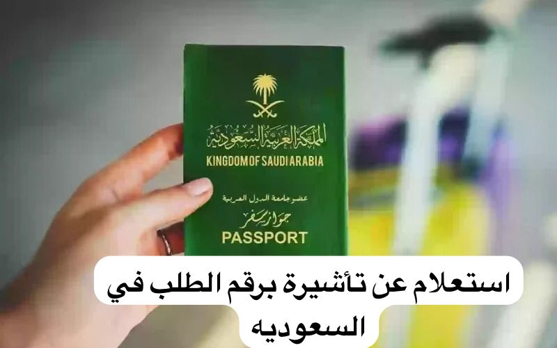 استعلام عن تأشيرة برقم الطلب