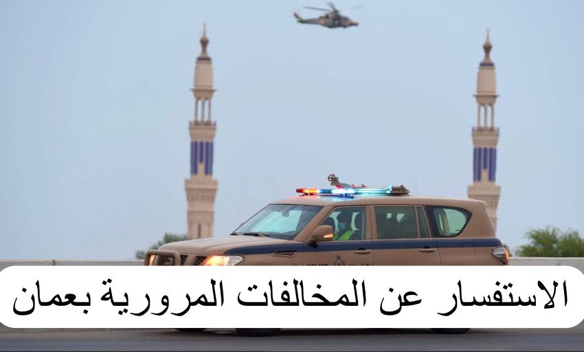 الاستفسار عن المخالفات المرورية