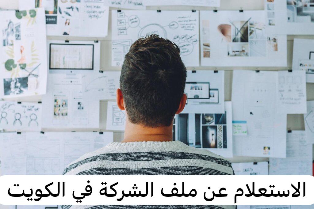 الاستعلام عن ملف الشركة 