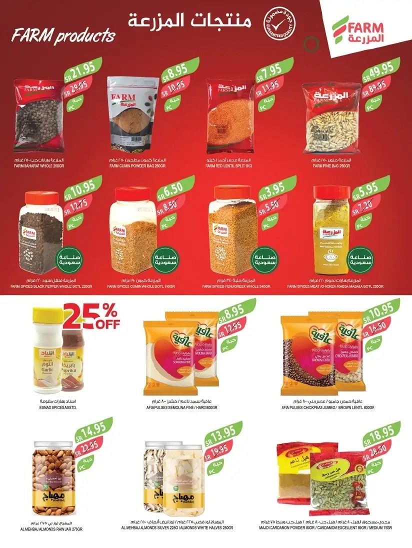 خصومات هايبر ماركت المزرعة الجديدة