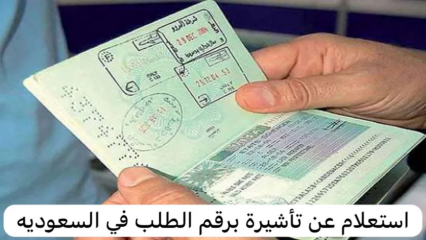 استعلام عن تأشيرة برقم الطلب