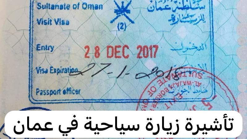 تأشيرة زيارة سياحية