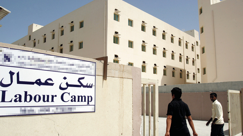 مخالفات سكن العمال