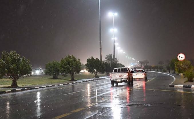 أمطار رعدية على السعودية