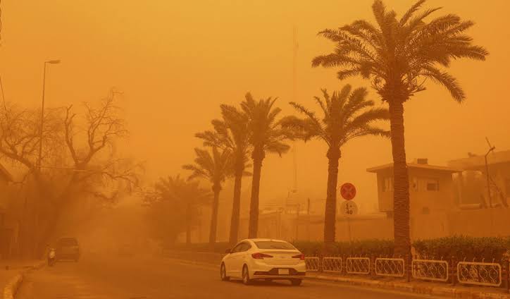 عاصفة ترابية السعودية