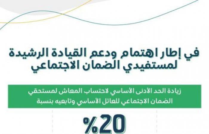 نصيب الفرد من الضمان الإجتماعي
